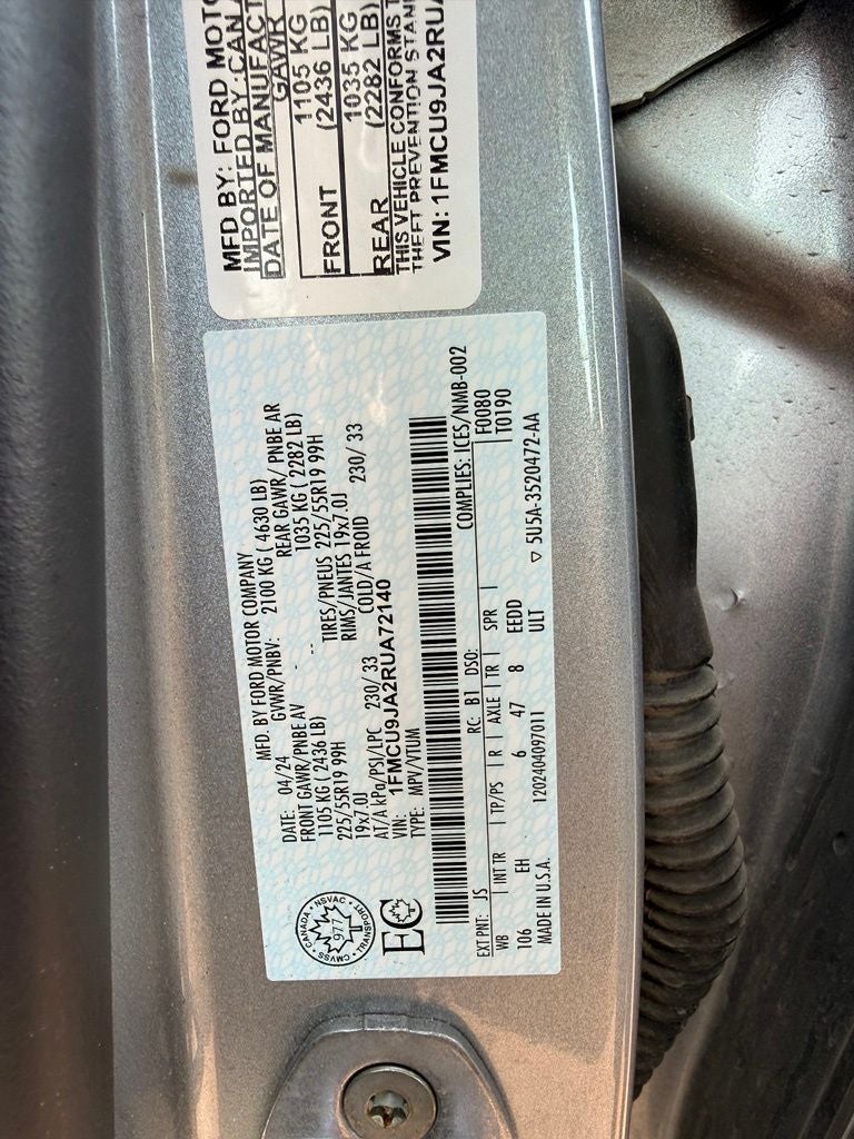 2024 Ford Escape Platinum AWD