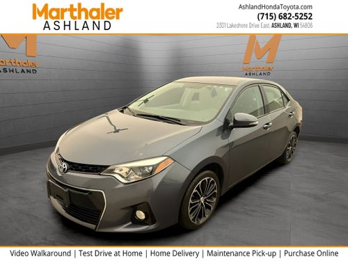 2015 Toyota COROLLA S Plus FWD